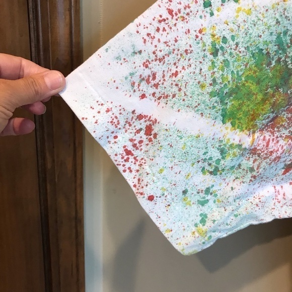 Vintage Jamaica Paint Splatter Single stitch Tee - Picture 3 of 5